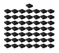 SMZhomeone Kit de 25/50/100 piezas de cinta de goteo plegable, cierre de riego ABS negro para 58 cintas, a prueba de fugas, ahorro de agua, jardín, granja, huerto (50 piezas)
