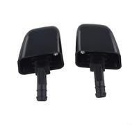 SMZhomeone Kit de boquilla de arandela de faros delanteros, 2 piezas, plástico ABS, color negro para Nissan X-TRAIL T31 2007-2013, boquillas de chorro para faros delanteros, ajuste exterior de coche