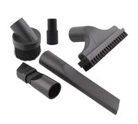 SMZhomeone Kit de herramientas de aspiradora de 32 mm a 35 mm, adaptador de cepillo para polvo, boquilla de hendidura para esquinas Hoover, teclados, sofás, plástico PP negro