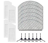 SMZhomeone Kit de repuesto para Bosch para Spotless + BCRD1W / BCRC1W y para Spotless Advanced + BCRD2W / BCRC2W con 2 filtros, 4 paños de microfibra y 4 cepillos laterales (B)