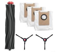 SMZhomeone Kit de rodillo principal, cepillo lateral y bolsas de polvo para robot aspirador Eufy 3 en 1 E20, piezas de repuesto compatibles para mejorar la eficiencia de limpieza