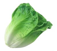 SMZhomeone Lechuga artificial de imitación realista de poliuretano con textura realista para decoración de cocina, hogar, fiesta, una sola pieza, 18 x 16 cm