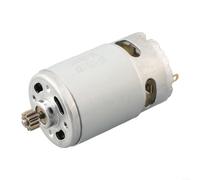SMZhomeone Motor de CC RS550 de 18 V 27500 RPM de dos velocidades de 11 dientes de alto par con rodamientos de bolas dobles para aplicaciones de taladro y destornillador en proyectos de taller en el