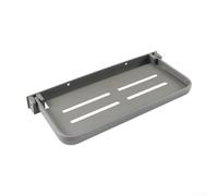 SMZhomeone Mueble de baño plegable de aluminio montado en la pared, estante de almacenamiento de 300 mm, color gris plomizo, estante de ahorro de espacio para interior de caravana, yate, cámper