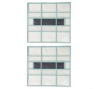 SMZhomeone Pantalla de filtro de aire acondicionado para interiores, malla de PVC antipolvo para oficina en casa, prevención eficiente del polvo, fácil de instalar, color blanco (B)