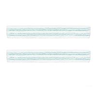 SMZhomeone Paquete de 2 almohadillas de repuesto de microfibra para sistema de escobilla de ventana Leifheit XL, paños de limpieza de alta absorción para resultados sin rayas, lavable, 42 x 6,5 cm