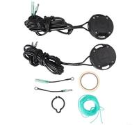 SMZhomeone Paquete de 2 interruptores de remitente de límite de inclinación para motor marino Mercruiser para Alpha One Gen II, color negro, se adapta a MC-1 para MR R, incluye junta de cables, fácil