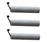 SMZhomeone Paquete de 3 cepillos de rodillo para MOVA M10 Pro M10 Station X4 Pro X4 Mix, pieza de arandela de suelo de microfibra para madera dura para limpieza de azulejos y mármol, gris (3 piezas)
