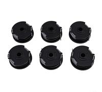 SMZhomeone Paquete de 6 bobinas de recortadora de césped con cubierta para Bosch Art 24 27 30 y Art 30-36 Li, cabezal de repuesto de doble línea F016800351, cable de nailon de 6,1 m para jardín