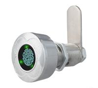 SMZhomeone Para cerradura inteligente de huellas dactilares de cajón con escaneo biométrico de 360°, cuerpo de aleación de zinc y batería recargable USB para armarios, armarios y seguridad del hogar