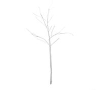 SMZhomeone Rama de espuma seca blanca de simulación artificial para boda, fiesta, decoración del hogar, oficina, habitación, suave, flexible, 1 m (mediano)