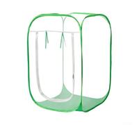 SMZhomeone Recinto de jardín desplegable para verduras y frutas con malla fina para mantener fuera los insectos y proporcionar exposición a la luz solar (borde verde 70 x 70 x 90)