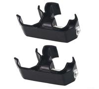 SMZhomeone Soporte de linterna para Jeep para Wrangler 2018-2025 para JL & Gladiator 2020-2025 JT ABS Instalación sin taladro, operación con una sola mano, negro, paquete de 2
