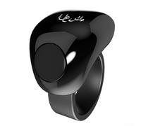 SMZhomeone Tasbih - Anillo de contador inteligente recargable con pantalla LED, pantalla de 0.43 pulgadas, batería de 45 mAh, carga USB, diseño impermeable, para recordatorio de zikr y oración (20 mm