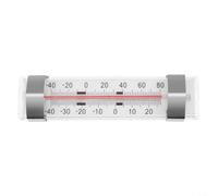 SMZhomeone Termómetro para frigorífico -40 a 27C calibre preciso con gancho de acero inoxidable para monitoreo de congelador de cocina, material ABS, 1337 x 24 mm