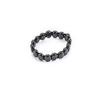 SN NATURSTEIN UG - Piedra Preciosa y curativa Shungit Directamente Desde Karelia: Pulsera Eclipse para Mujeres