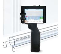 SN-XBDP Pequeña Impresora de inyección de Tinta portátil para Tubos de acero y Cables, Impresora de Fecha de producción de 4,3 Pulgadas para Texto de Logotipo de Fecha de código de Barras,12.7mm