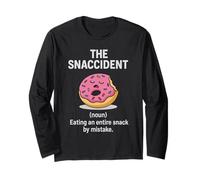 Snaccident Comer un Bocadillo Entero por Error Donut Manga Larga