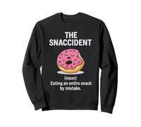 Snaccident Comer un Bocadillo Entero por Error Donut Sudadera