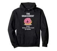 Snaccident Comer un Bocadillo Entero por Error Donut Sudadera con Capucha