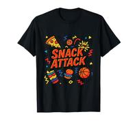 Snack Attack Funny Food Pizza Niños Niños Juice Box School Camiseta