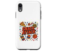 Snack Attack Funny Food Pizza Niños Niños Juice Box School Carcasa para iPhone XR