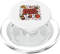 Snack Attack Funny Food Pizza Niños Niños Juice Box School PopSockets PopGrip para MagSafe