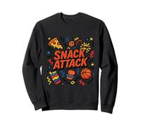 Snack Attack Funny Food Pizza Niños Niños Juice Box School Sudadera