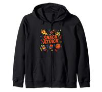 Snack Attack Funny Food Pizza Niños Niños Juice Box School Sudadera con Capucha