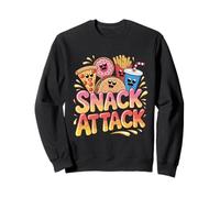 Snack Attack Pizza Donut Papas Fritas Taco Sudadera