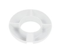 Snack Bowl para 40 oz Vaso con asa, 4 compartimentos de silicona reutilizable Snack Bandeja para dulces, aperitivos, Snack Anillo para la Copa Accesorios (WHITE)