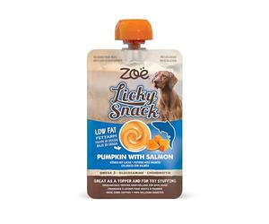 Snack cremosos para Perros Zoë Licky Snack, Calabaza con Salmón