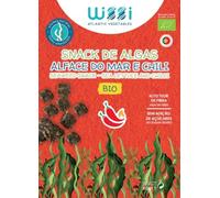 Snack de Algas Alface do Mar e Chili Bio, Alto Teor de Fibra, Sem Açúcar Adicionado, 60g
