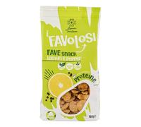 Snack de Haba con Pimienta y Limón 150g x10 | Alto Contenido de Proteínas | Sin Gluten, Vegano, Snack Saludable | Producto Italiano 100% Puglia