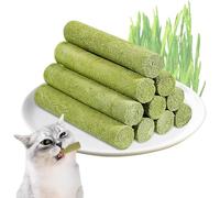 Snack de hierba para gatos, 50 g, liofilizado para gatos para el cuidado dental y eliminar bolas de pelo, hierba gatera, mordedor de hierba gatera