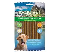 Snack dental para Perros 7 unidades, Palitos para Perros Dentales, Fresh Dental Sticks Arquivet