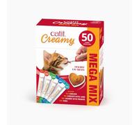 Snack húmedo para Gatos Catit Creamy Multi Pack 50x10gr