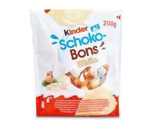 SNACK KINDER SCHOKO BONS WHITE 200G
