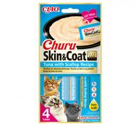 Churu Cat Skin & Coat Receta De Atún Con Vieira 4 X 14Gr