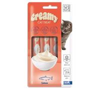 Snack líquido de salmón cremoso para gato - M-Pets - Cantidad: 4 x 15 g