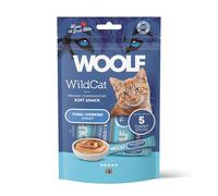 Snack Líquido para Gatos Sin Cereales con Bacalao Natural - Textura Cremosa, Topping Hidratante para Gato - Premio Saludable Ideal para Gatos Mayores, Delicados O Esterilizados - Woolf