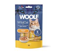 Snack Líquido para Gatos Sin Cereales con Pollo Natural - Textura Cremosa, Topping Hidratante para Gato - Ideal para Gatos Delicados, Mayores O Esterilizados - Woolf