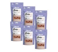 Snack Monoproteico Natural para Perros de Cordero, Pack 6 x 75g Abrazaderas Hipoalergénicas, Grain Free. Energía y Bienestar intestinal, sin colorantes ni azúcares