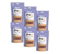 Snack Monoproteico Natural para Perros de Pato, Pack 6 x 75g Abrazaderas Hipoalergénicas, Grain Free. Energía y Bienestar intestinal, sin colorantes ni azúcares