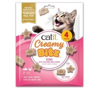 Snack natural de atún con cangrejo para gato - Catit Creamy Bitz - Cantidad: 4 x 12 g