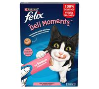 Snack para Gatos Purina Felix Deli Moments Salmón Salmón 4 x 10 g