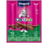 Snack para gatos Vitakraft CatStick Classic Pollo Pato Conejo
