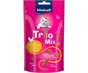 Snack para gatos Vitakraft Trio Mix Aves de corral 60 g