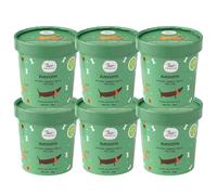 Snack para perros vegano | Galletas para perros naturales sin cereales de calabaza | para todas las edades | Galletas para perros aptas para estómagos sensibles | Sostenible y nutritivo | Pack de 6 |
