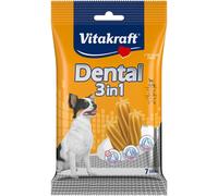 Snack para perros Vitakraft Dental 3 en 1 XS 70 g Arroz 7 Piezas